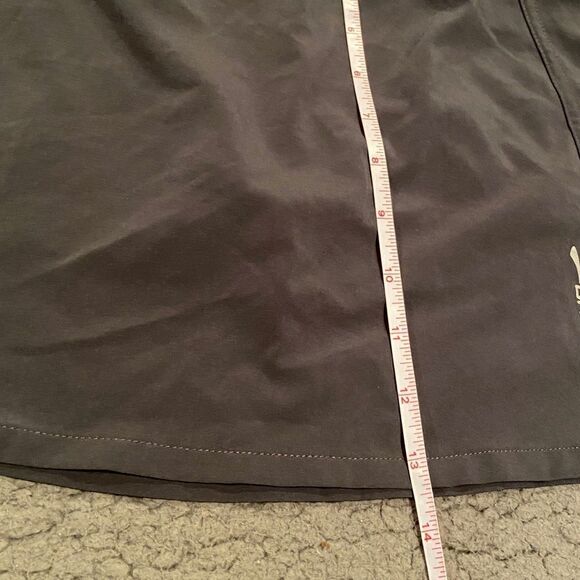Brooks Tennis Skort Skirt Size Medium GreyWith Polka Dot Top Trim - Picture 11 of 11